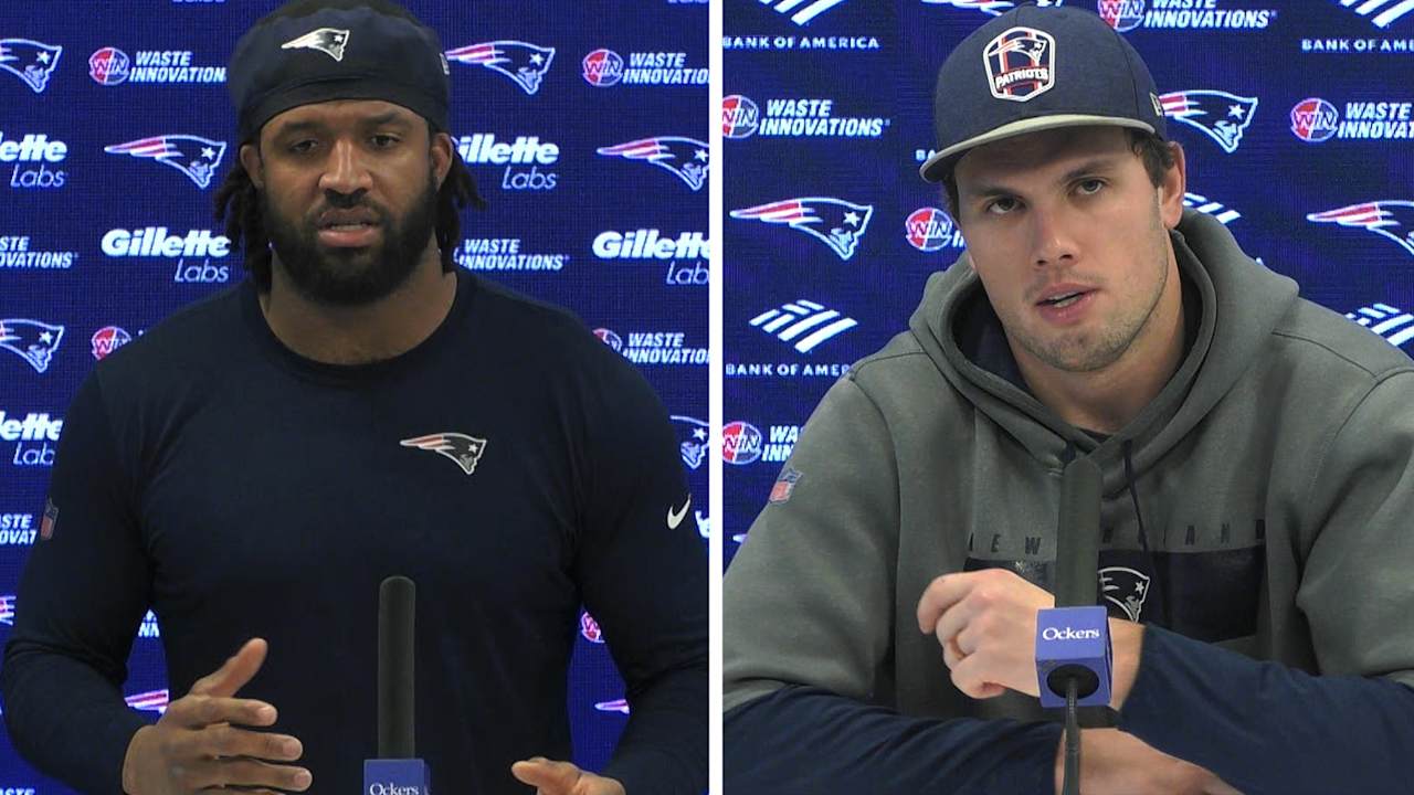 Deatrich Wise Jr. and Hunter Henry | Patriots Media Availability 1/1