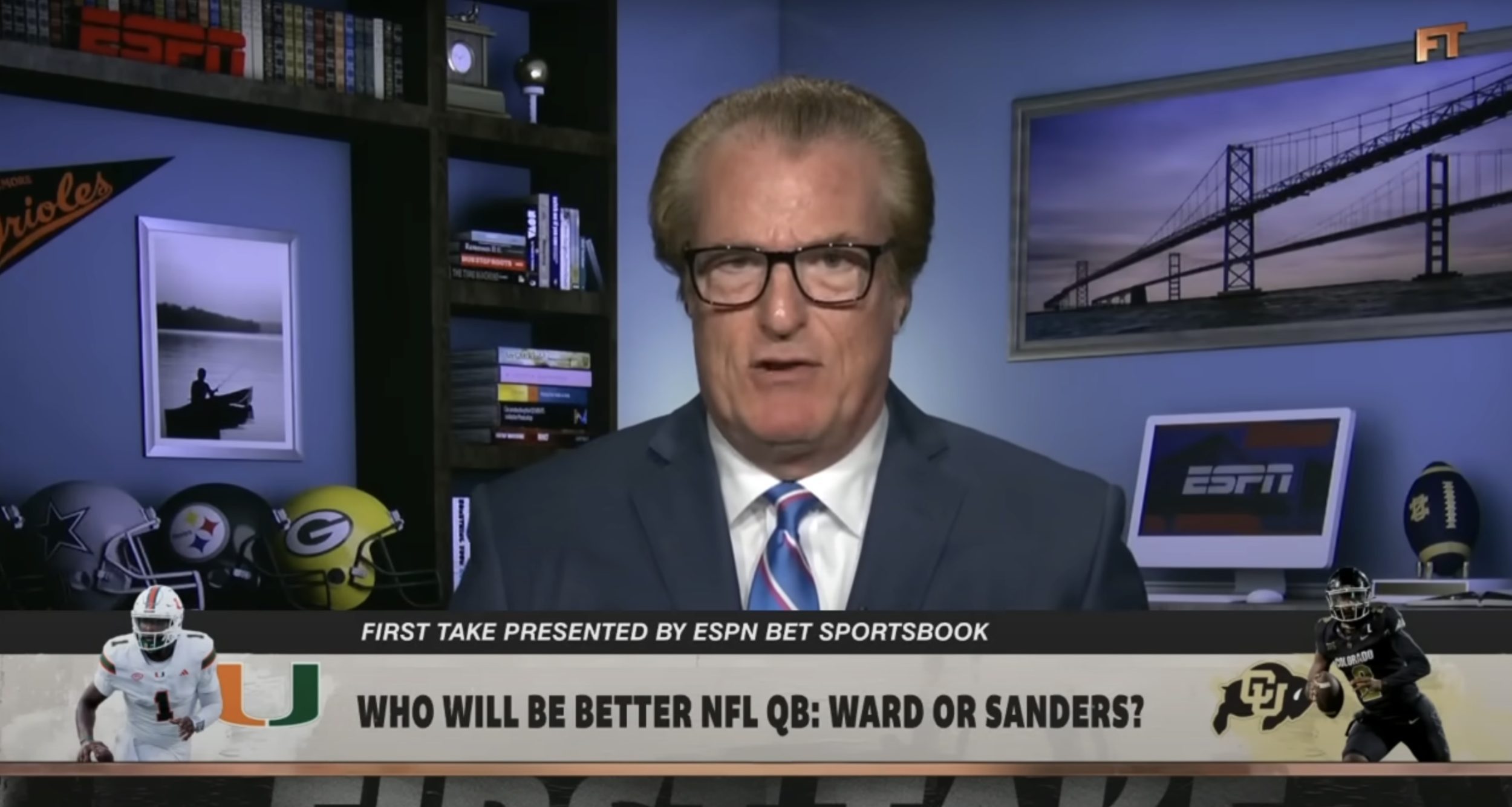 Mel Kiper, Jr., Mario Cristobal spar over Cam Ward controversy